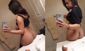 Hace selfies del culo que tiene y le salen muy bien